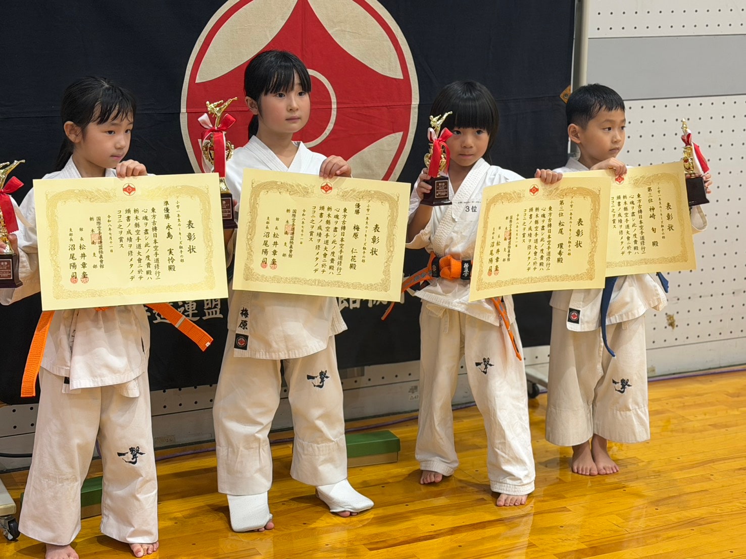 栃木県大会 表彰式 松尾環希 3位入賞」 loading=