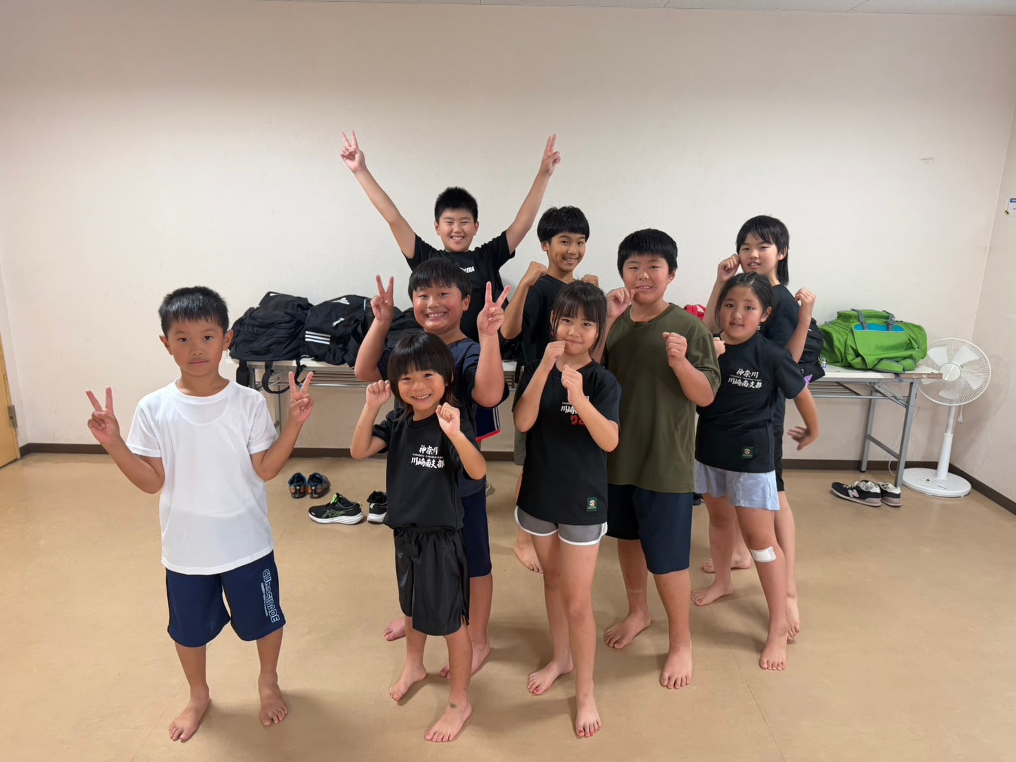 夏休み稽古会①集合写真 川崎南支部 2026年8月4日