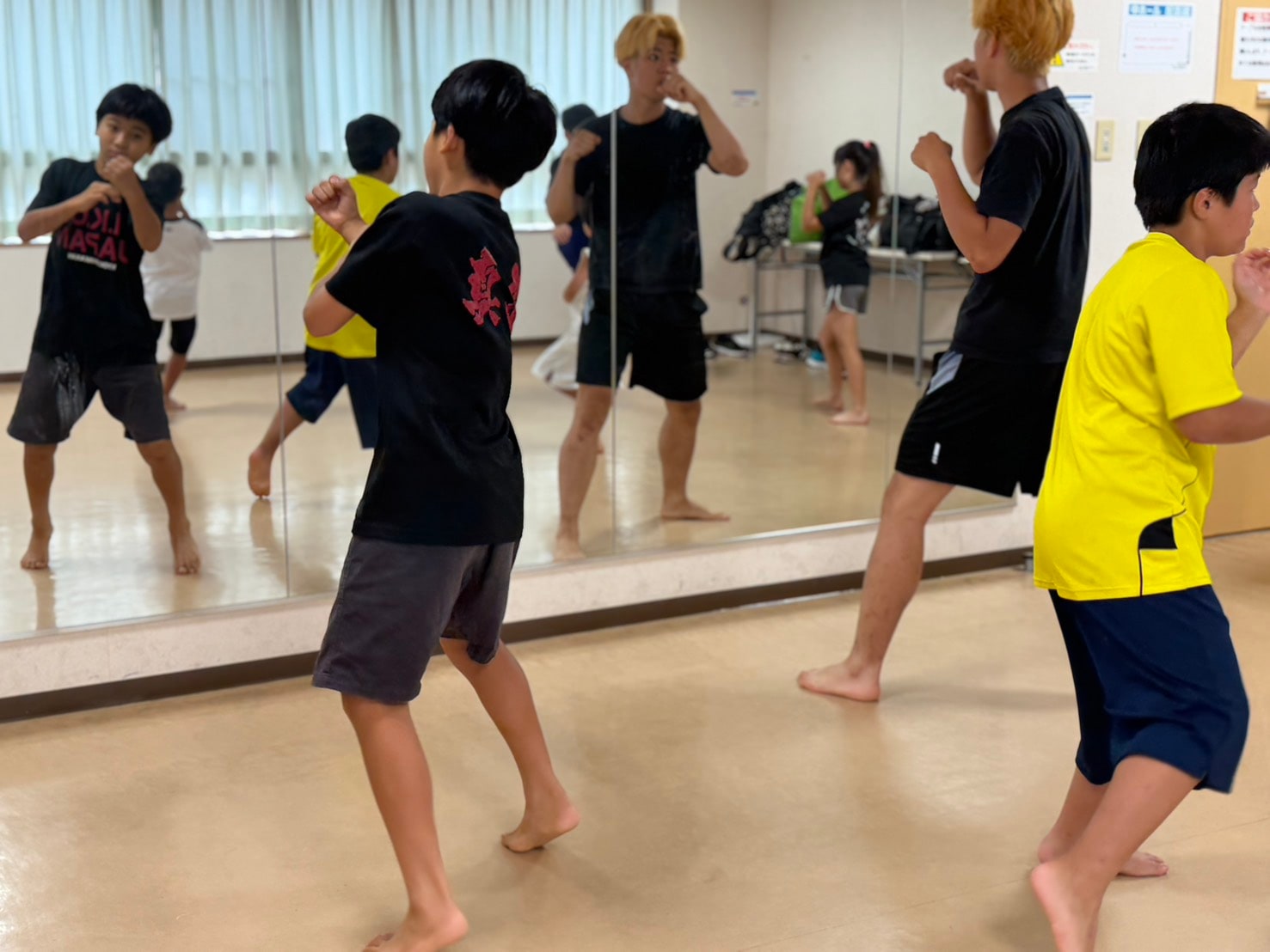 夏休み稽古会3日目 基本稽古の様子