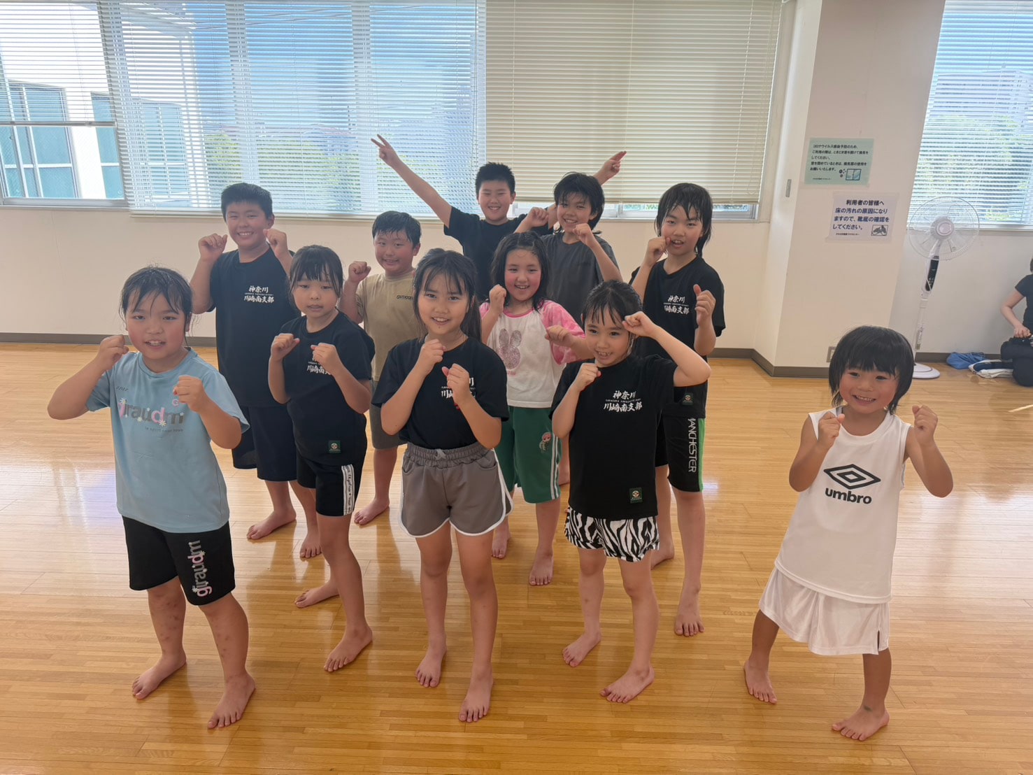 選手クラス 大会前追い込み稽古の様子