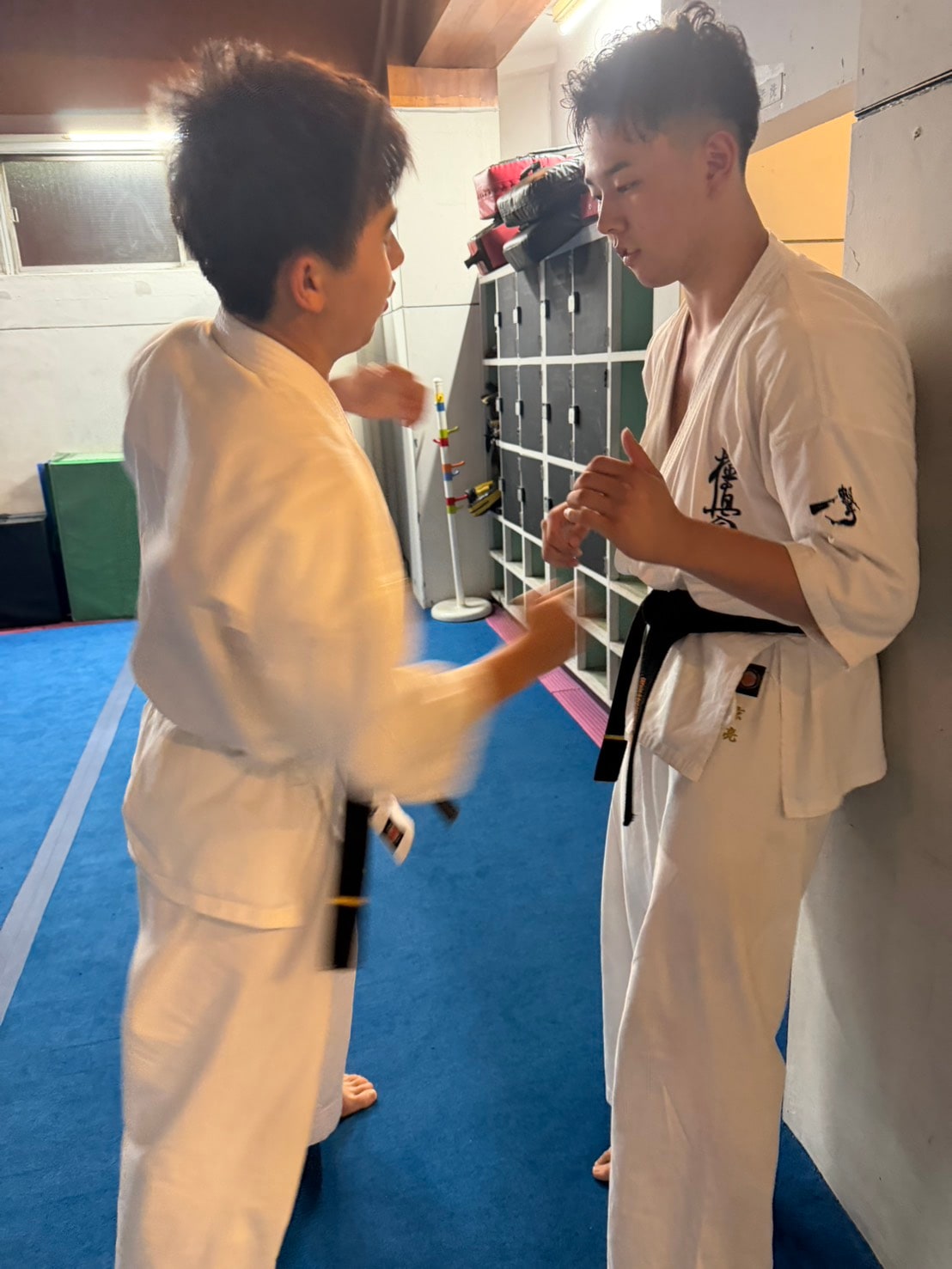 御幸道場 一般クラス 黒帯の組手稽古