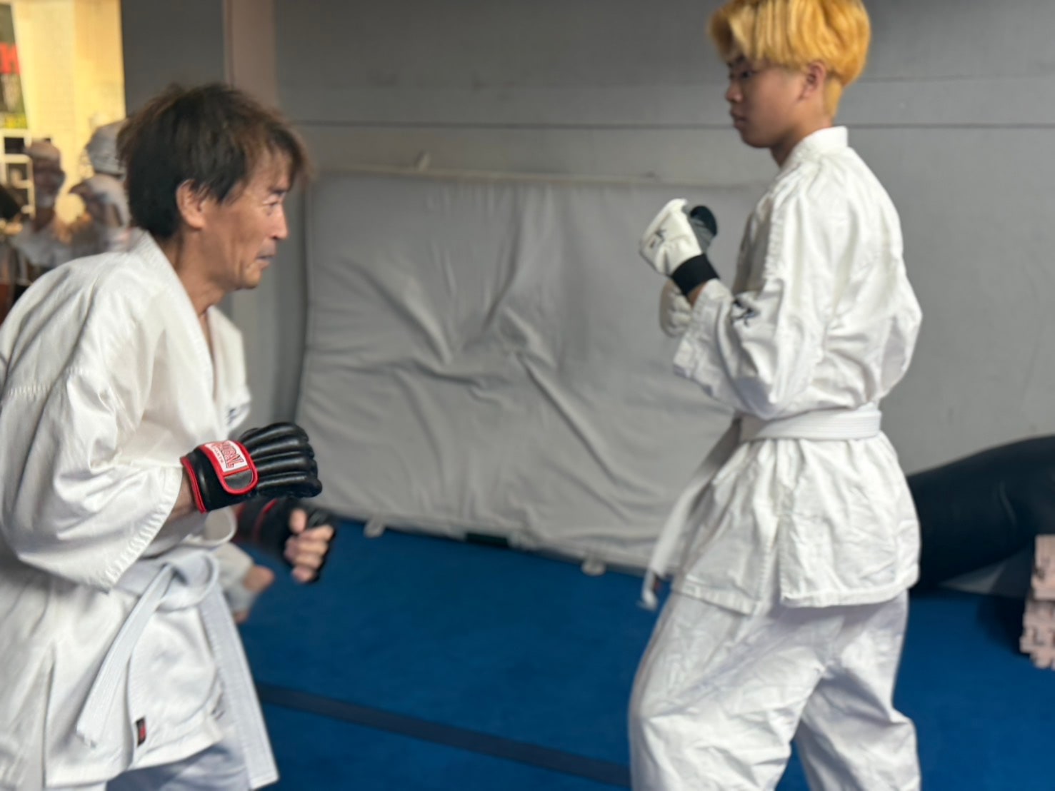 組手稽古の様子 御幸道場」loading=