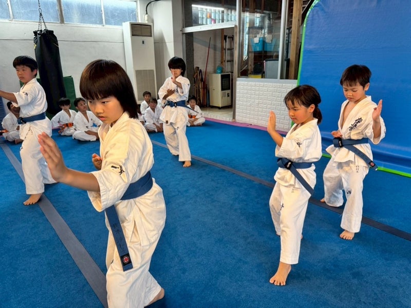 幼年少年少女クラスが取り組むミット稽古｜御幸道場（幸区）