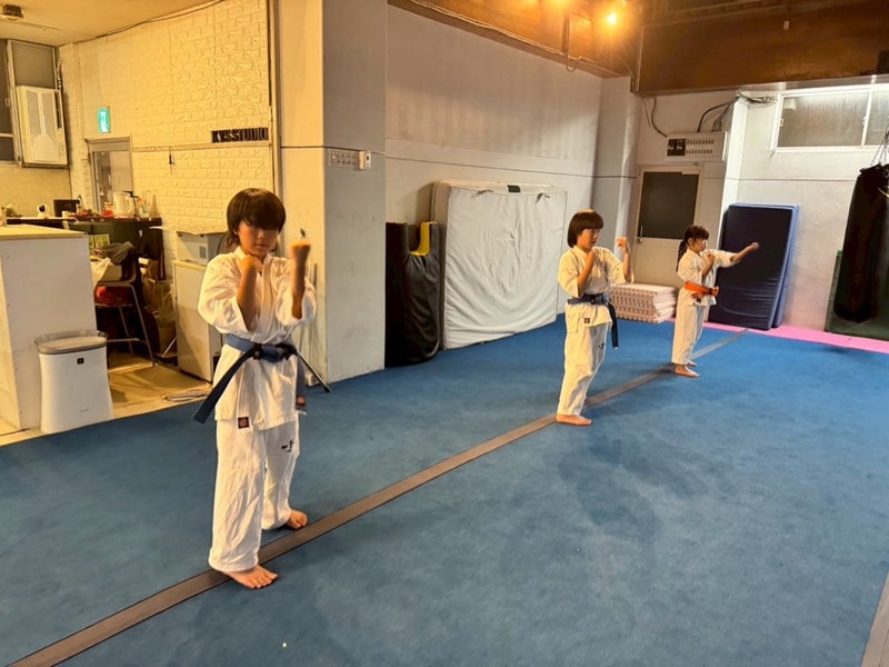 御幸道場(幸区)の幼年少年少女クラスが実践する型稽古トレーニング